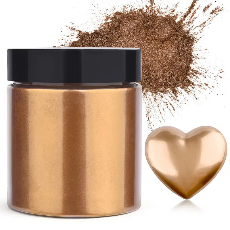 Resin Pigment Powder - 50g/Flasche Metallic Glitter Pulver Gold Silber