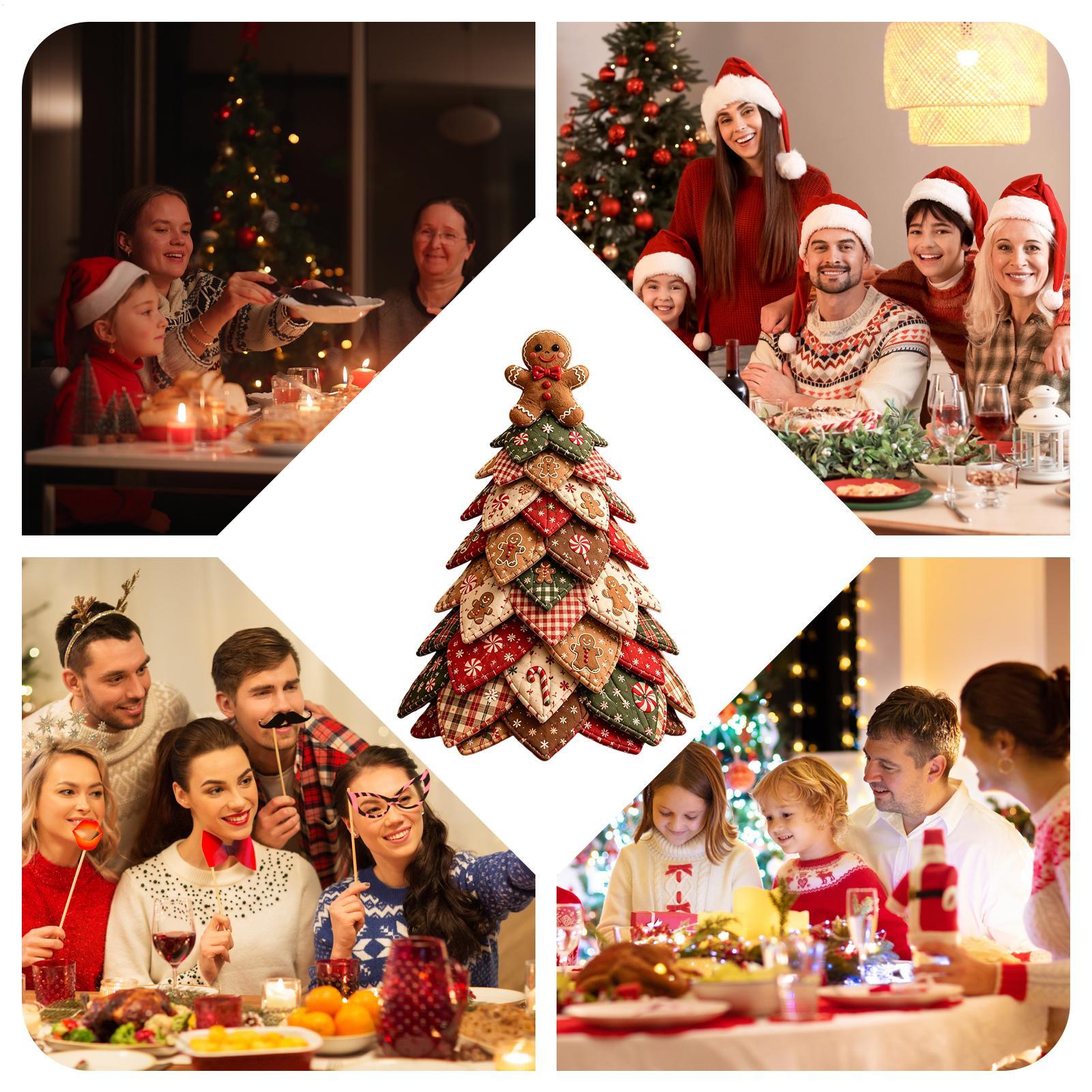 Art Craft Tree - DIY Gestepptes Weihnachtsbaum-Set 3D-Schichtkunst-Bastelset Quilting-Set für