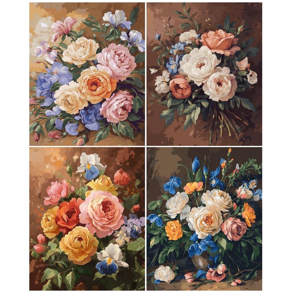 Art Craft Decoration Ideas - CHENISTORY Blumen 5D Diamantmalerei-Sets für Erwachsene,