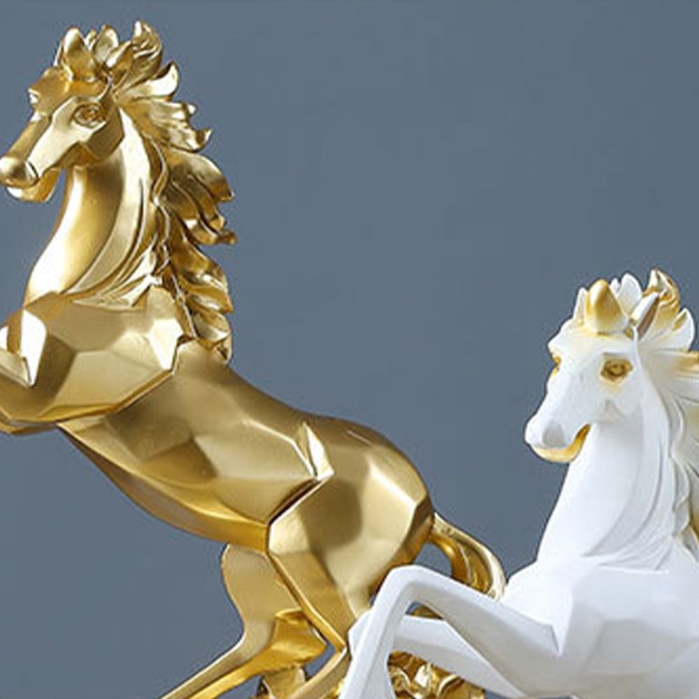 Art Craft Horse - Kunsthandwerk Pferde-Ornament Handgefertigte Kreative Pferdestatue Minimalistische