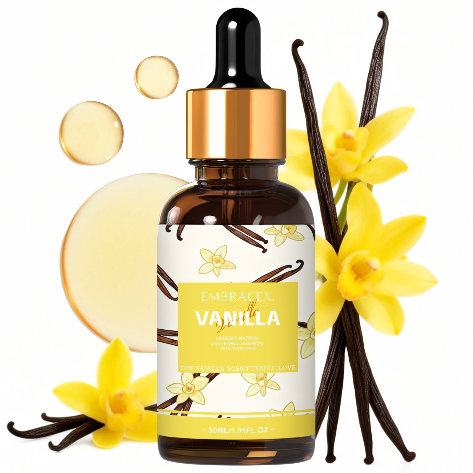 Art Craft Things - 30 ml ätherisches Vanilleöl für Diffusoren,