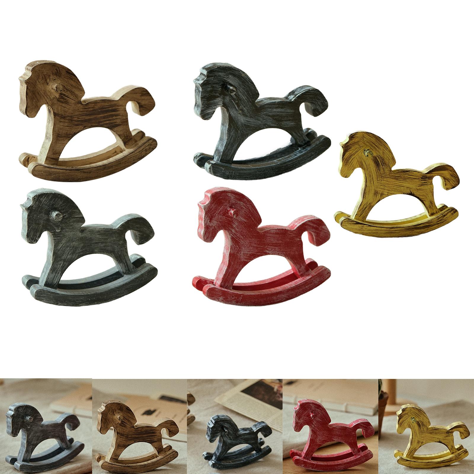 Art Craft Horse - Schaukelpferd aus Holz mit Akzent für