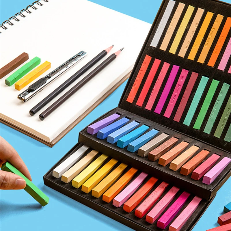 Chalk Pastel Set - 12/24/36/48 Farben/Set Kunst, Zeichnung, Kreide, Buntstifte,