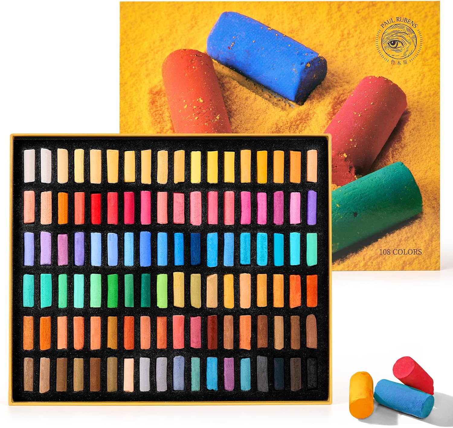 Chalk Pastel Set - Paul Rubens Soft-Pastell-Set, 48/72/108 Farben, satte