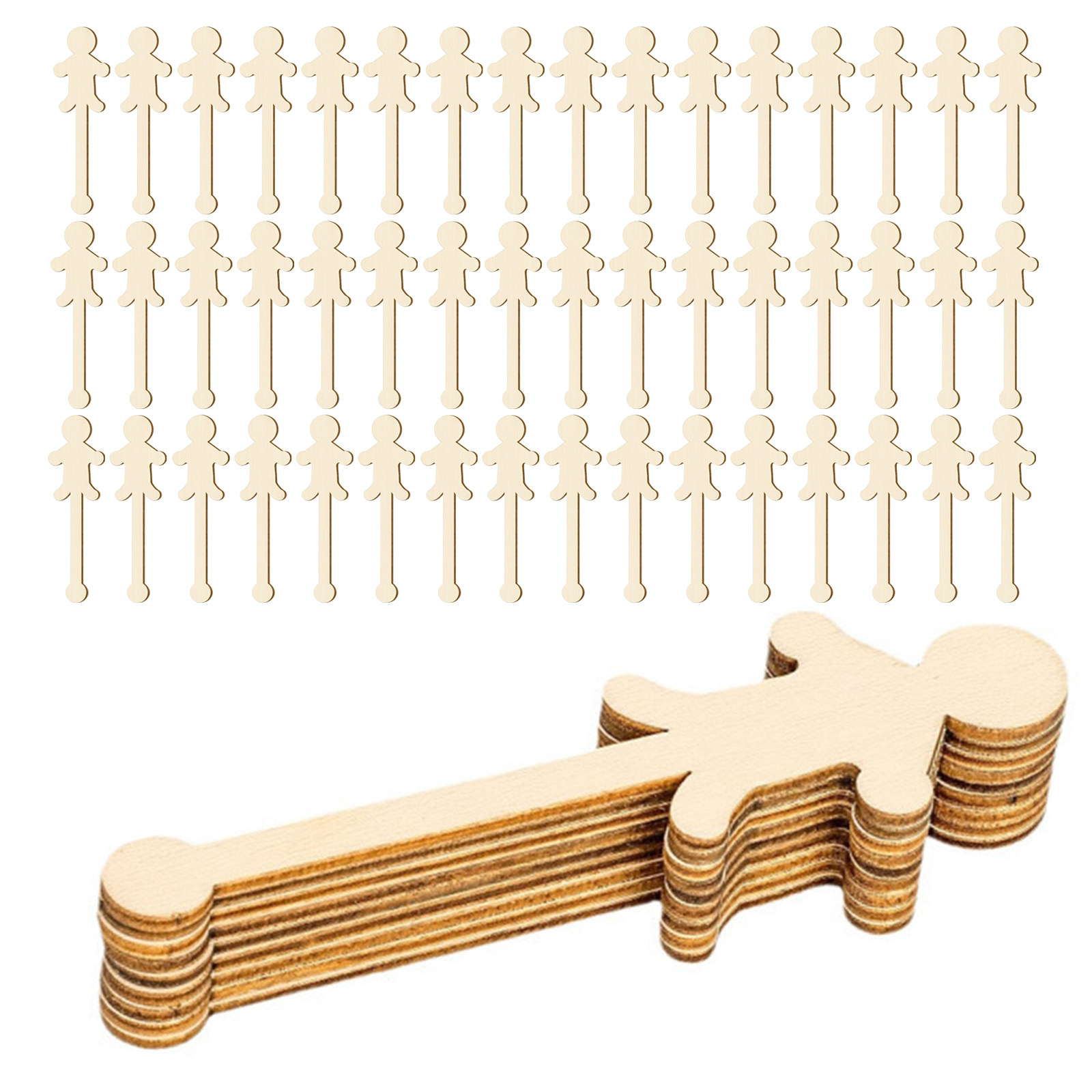 Art Craft With Ice Cream Stick - 100 Stück Holzstäbchen für Eiscreme, Bastelstäbchen