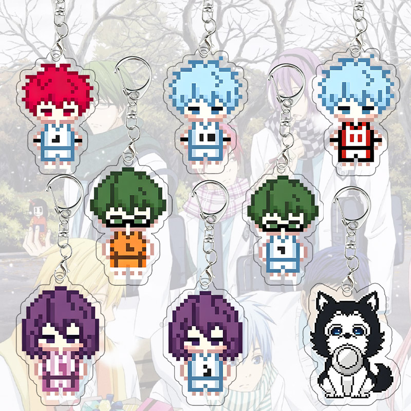 Art Craft Toys - Kuroko's Basketball Pixel-Art Acryl-Schlüsselanhänger Seijuro Akashi