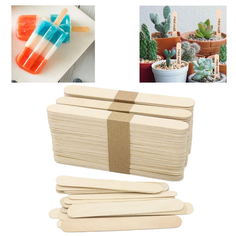 Art Craft With Ice Cream Stick - ﻿ 50/100 Stück Eisstiele aus reinem