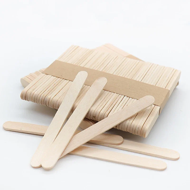 Art Craft With Ice Cream Stick - 50 stücke Eis Popsicle Sticks Natürliche