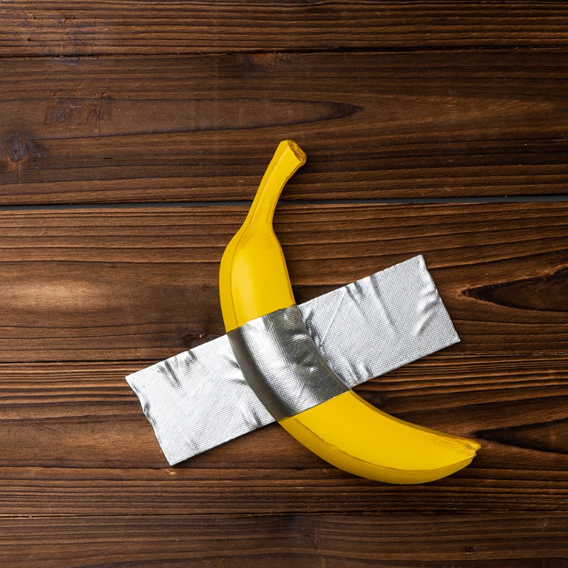 Art Craft Decoration Ideas - Kreativer selbstklebender Bananenaufhänger, Wanddekoration, Kunstharz, Kunsthandwerk,