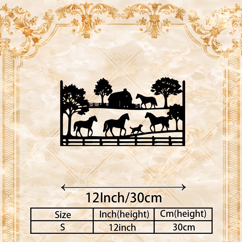 CIFBUY Metall-Wandkunst Pferde – Art Craft Horse Bewertung und Preis