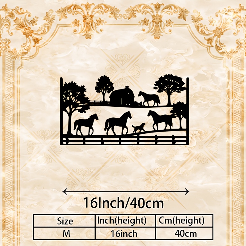 CIFBUY Metall-Wandkunst Pferde – Art Craft Horse Bewertung und Preis