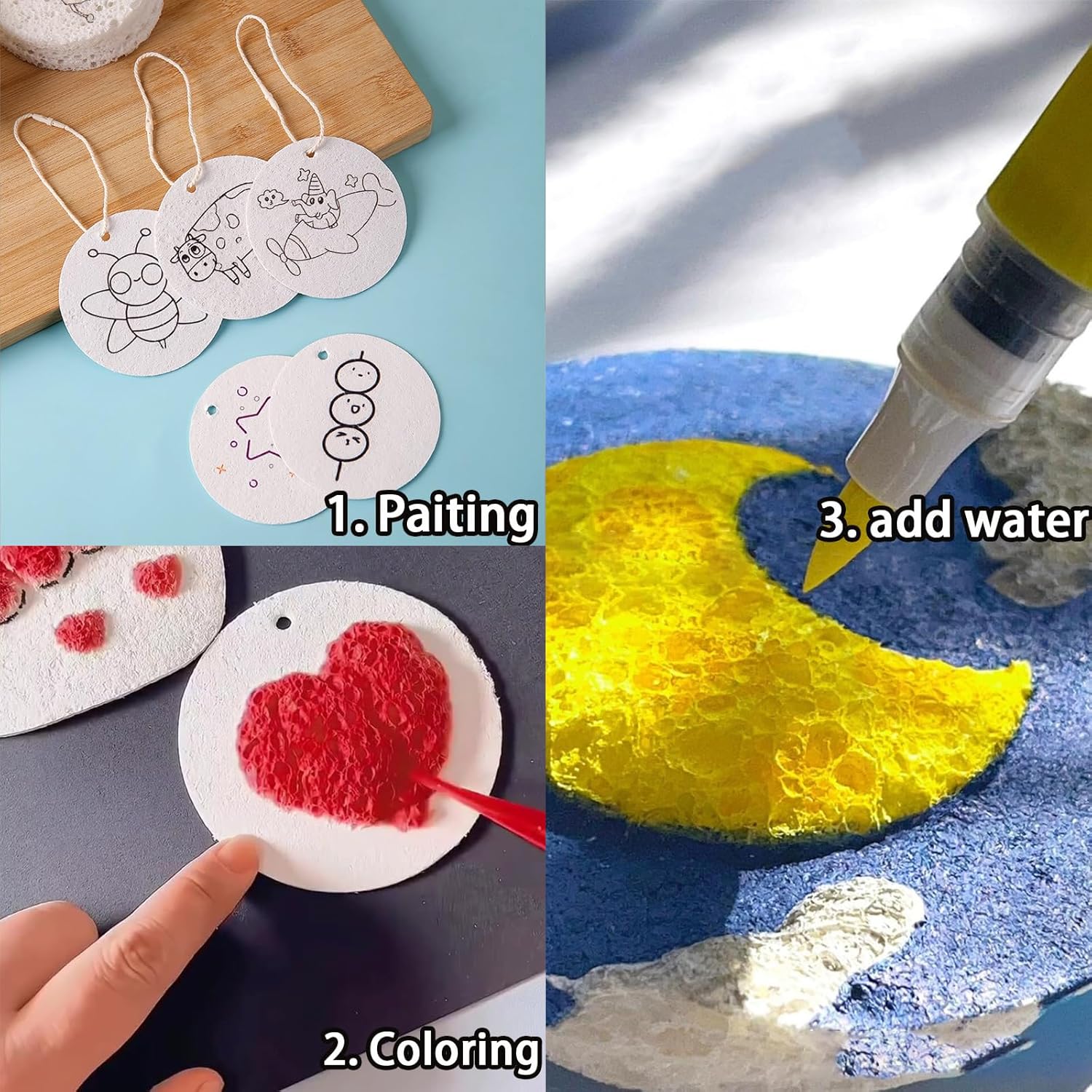 3D Puffy Foam Texture Malerei  – Art Craft For Kids Bewertung und Preis