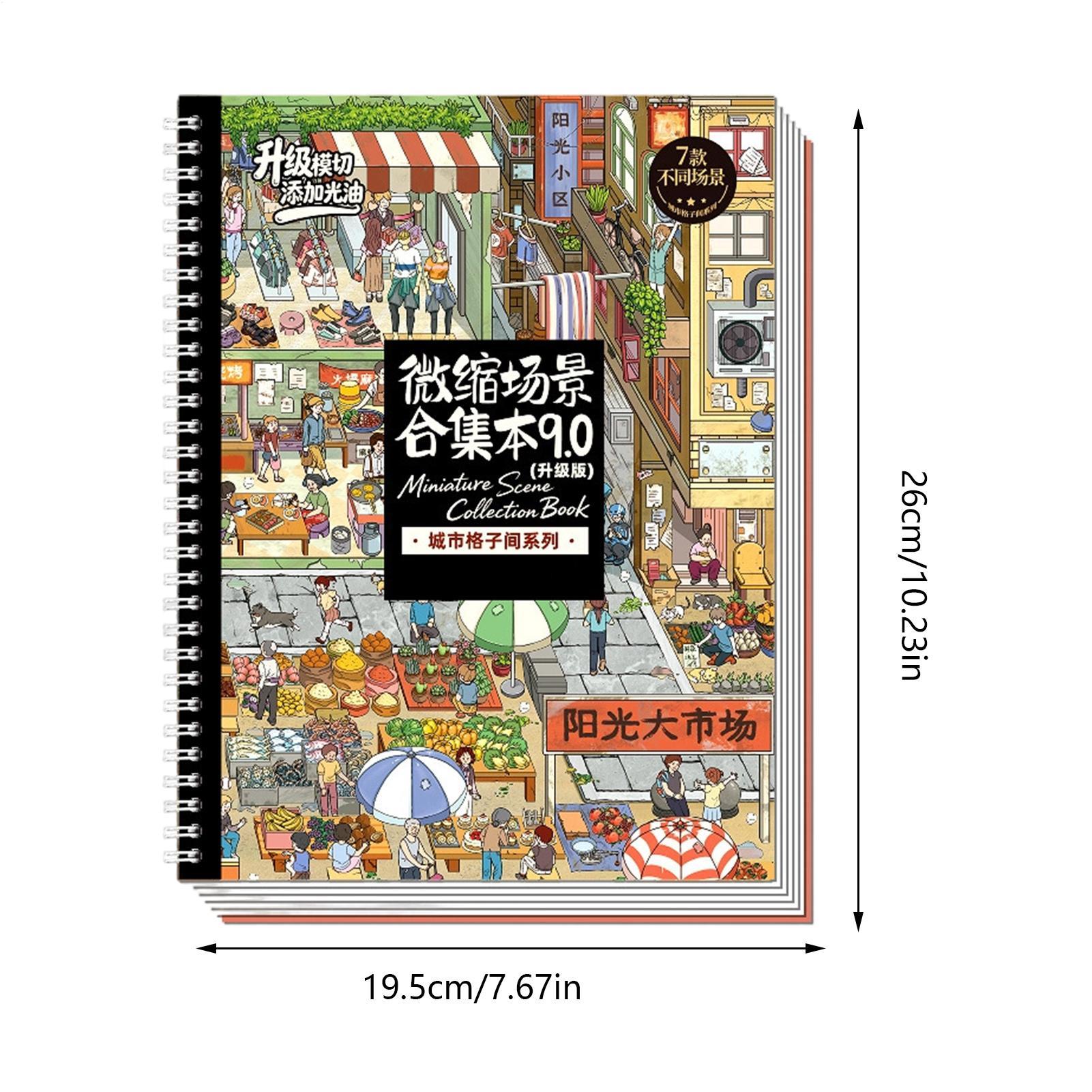 Aufkleber-Szene, niedlicher 3D – Art Craft Restaurant Bewertung und Preis