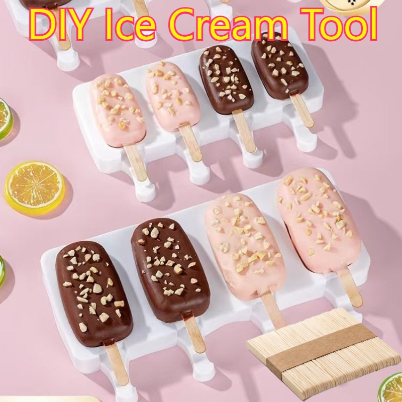 50/100 Stück Eiscreme-Stäbchen – Art Craft With Ice Cream Stick Bewertung und Preis