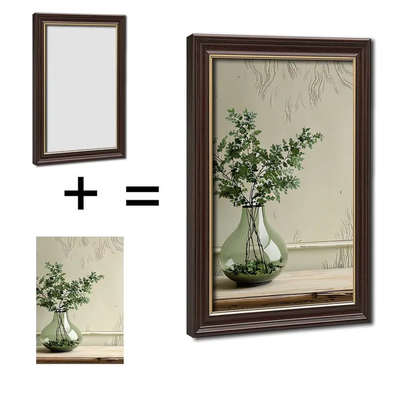 8x12 Holzmaserung Goldgerahmte – Art Craft Decoration Ideas Bewertung und Preis