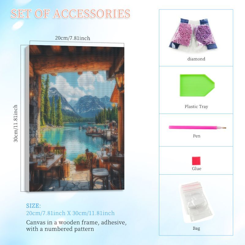 RUOPOTY Gerahmtes Diamant-Mals – Art Craft Restaurant Bewertung und Preis