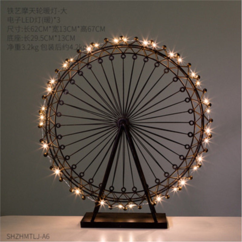 Eisenkunst-Riesenrad-Dekoratio – Art Craft Restaurant Bewertung und Preis