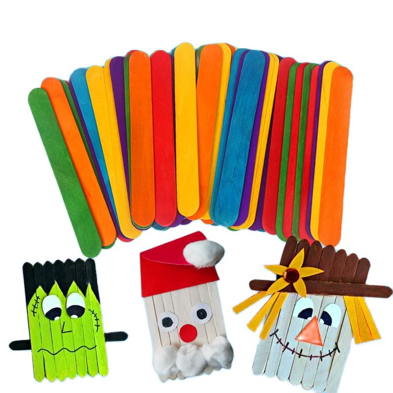 50 Pcs DIY Holz Stick Popsicle – Art Craft With Ice Cream Stick Bewertung und Preis