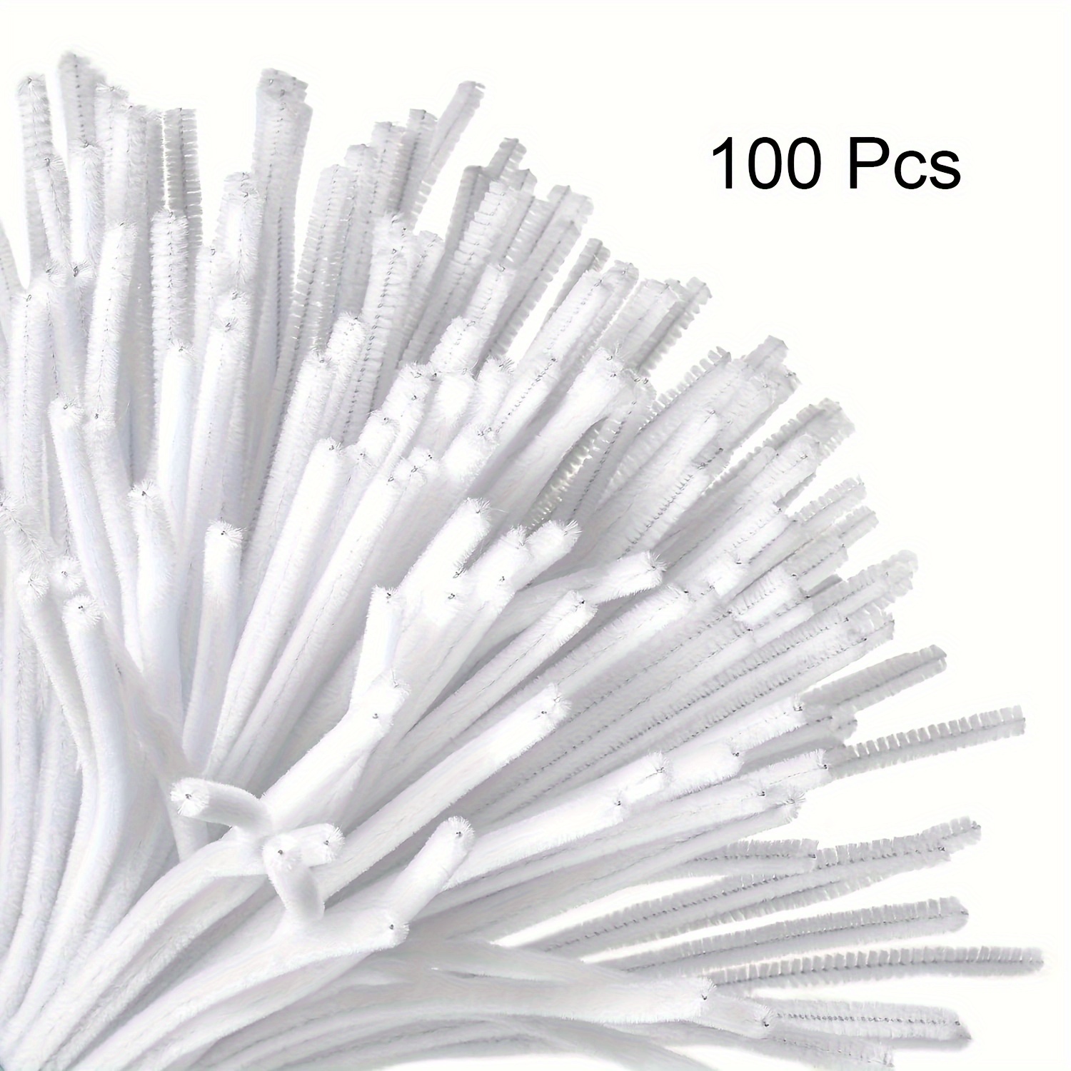 100 Stück weiße Pfeifenreinige – Art Craft Shop Bewertung und Preis
