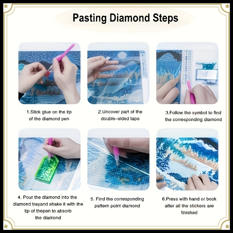 Vollständiges Rundes Diamant-M – Art Craft Decoration Ideas Bewertung und Preis