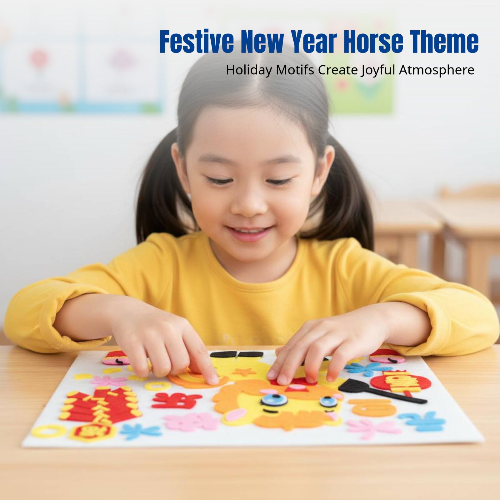 2026 Neujahr DIY Stoffkunst-Au – Art Craft Horse Bewertung und Preis