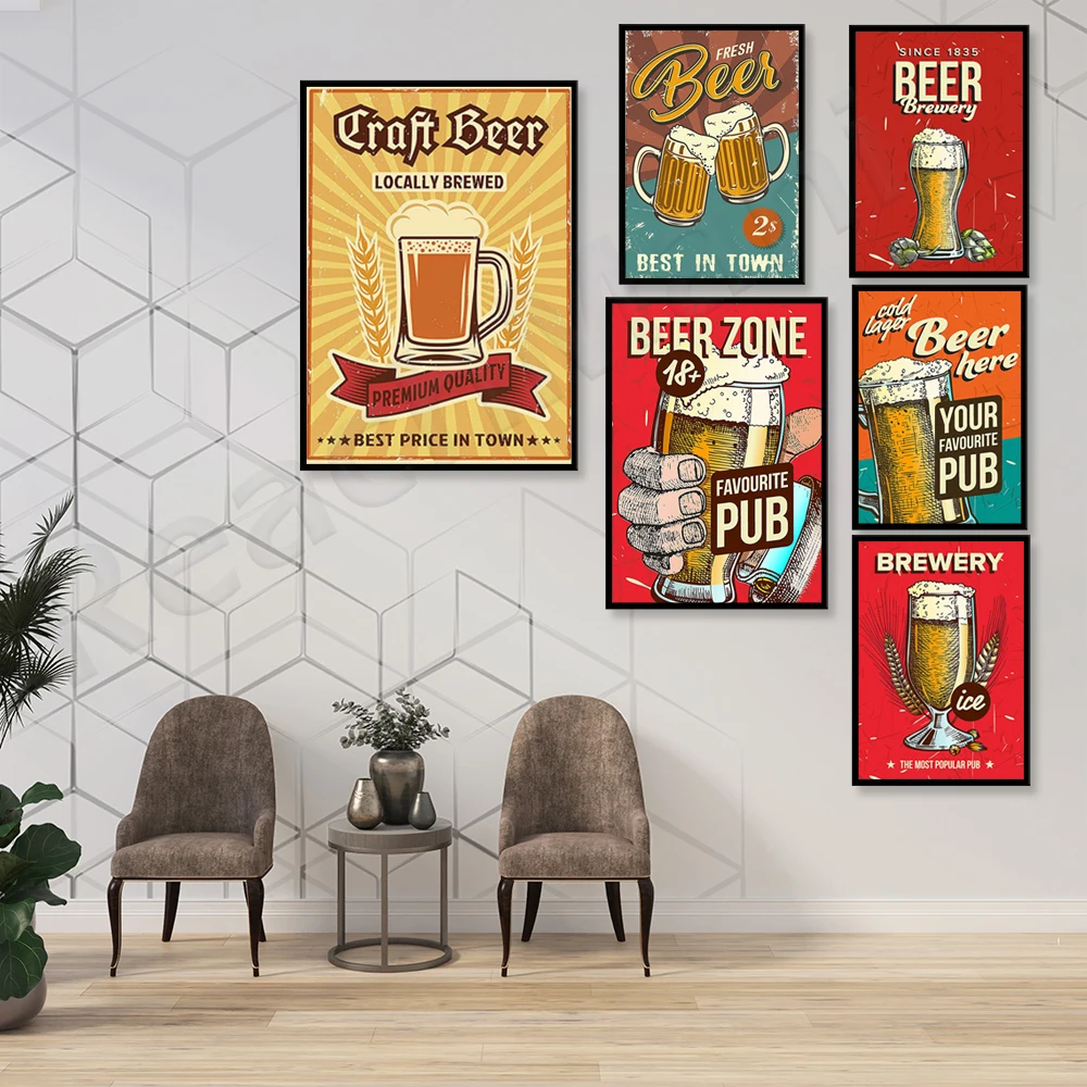 Lieblings-Pub-Poster, Brauerei – Art Craft Decoration Ideas Bewertung und Preis