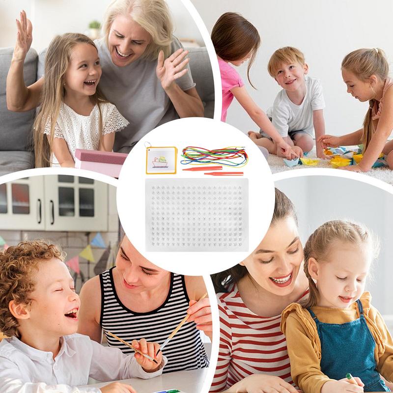 Fadenbrett für Kinder, buntes  – Art Craft Toddler Bewertung und Preis