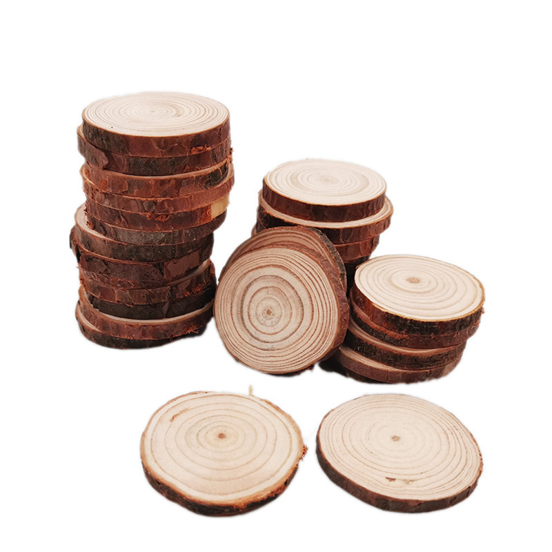 Unvollendete Holzscheiben, Sch – Art Craft Tree Bewertung und Preis