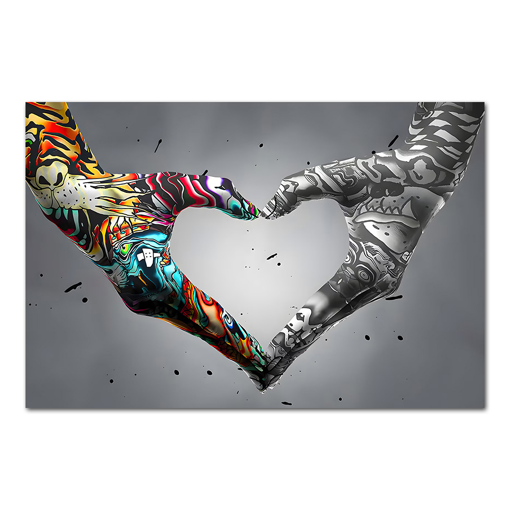 Graffiti Hand Liebe Leinwand M – Art Craft Toys Bewertung und Preis