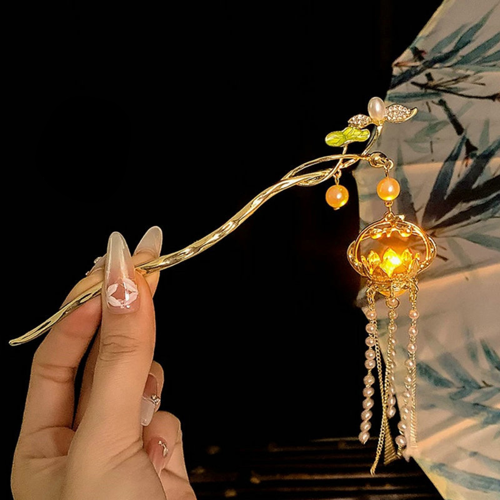 Leuchtende Blume Haarnadel Für – Art Craft Shop Bewertung und Preis