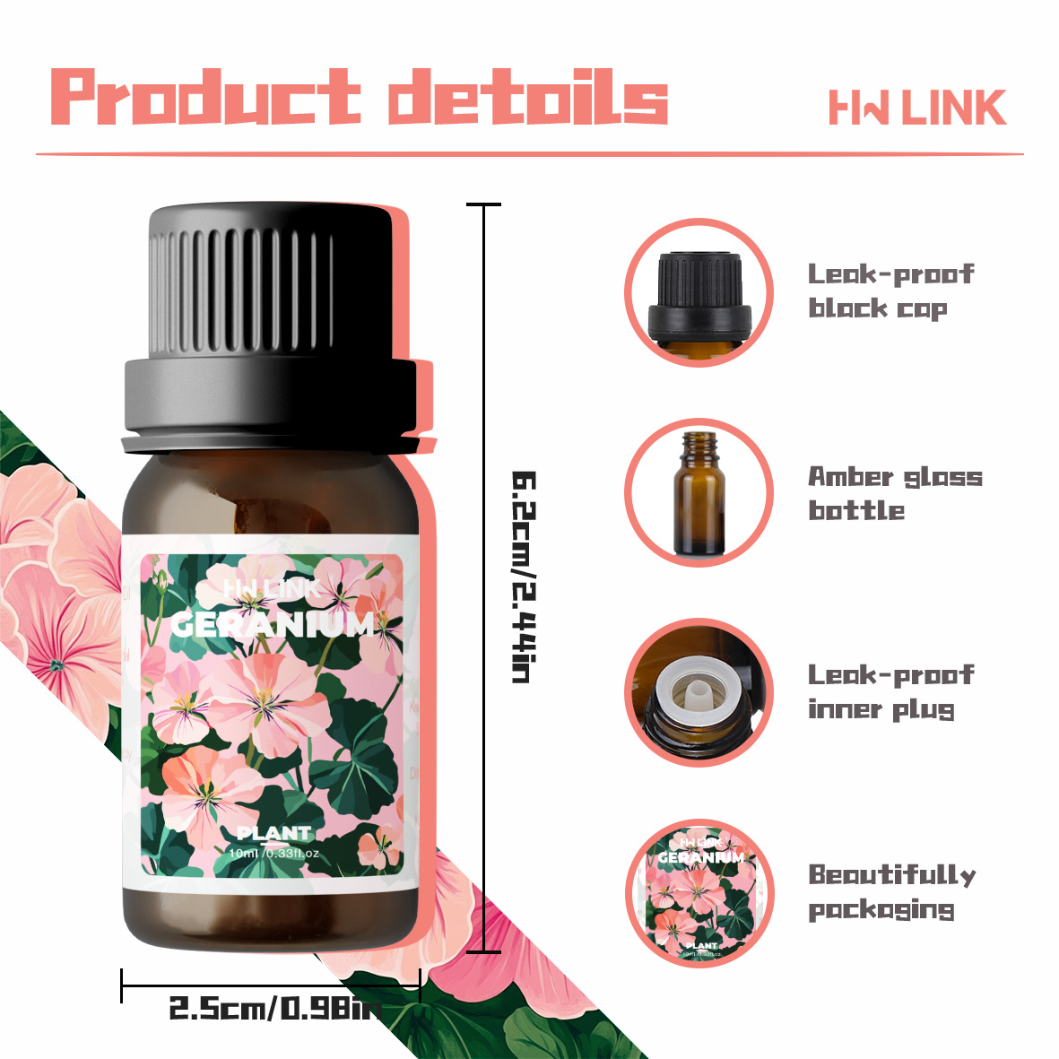 Geranienöl 10ml 100% Rein Natü – Art Craft Things Bewertung und Preis