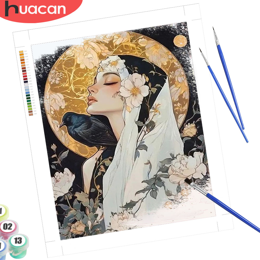 HUACAN DIY Ölgemälde nach Zahl – Art Craft Picture Bewertung und Preis