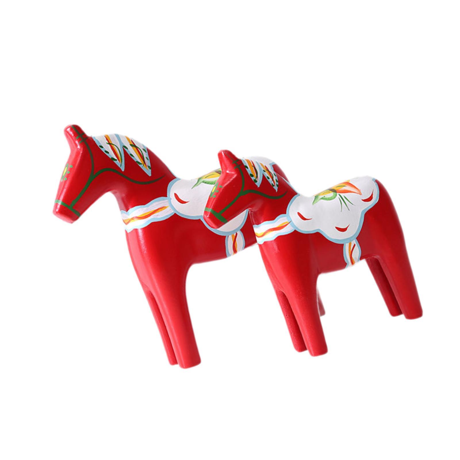 2 Stück Dala-Pferd-Figur, rote – Art Craft Horse Bewertung und Preis