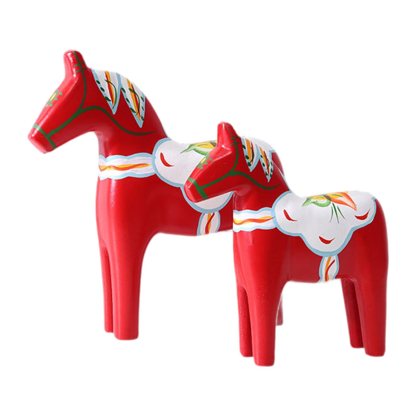2 Stück Dala-Pferd-Figur, rote – Art Craft Horse Bewertung und Preis