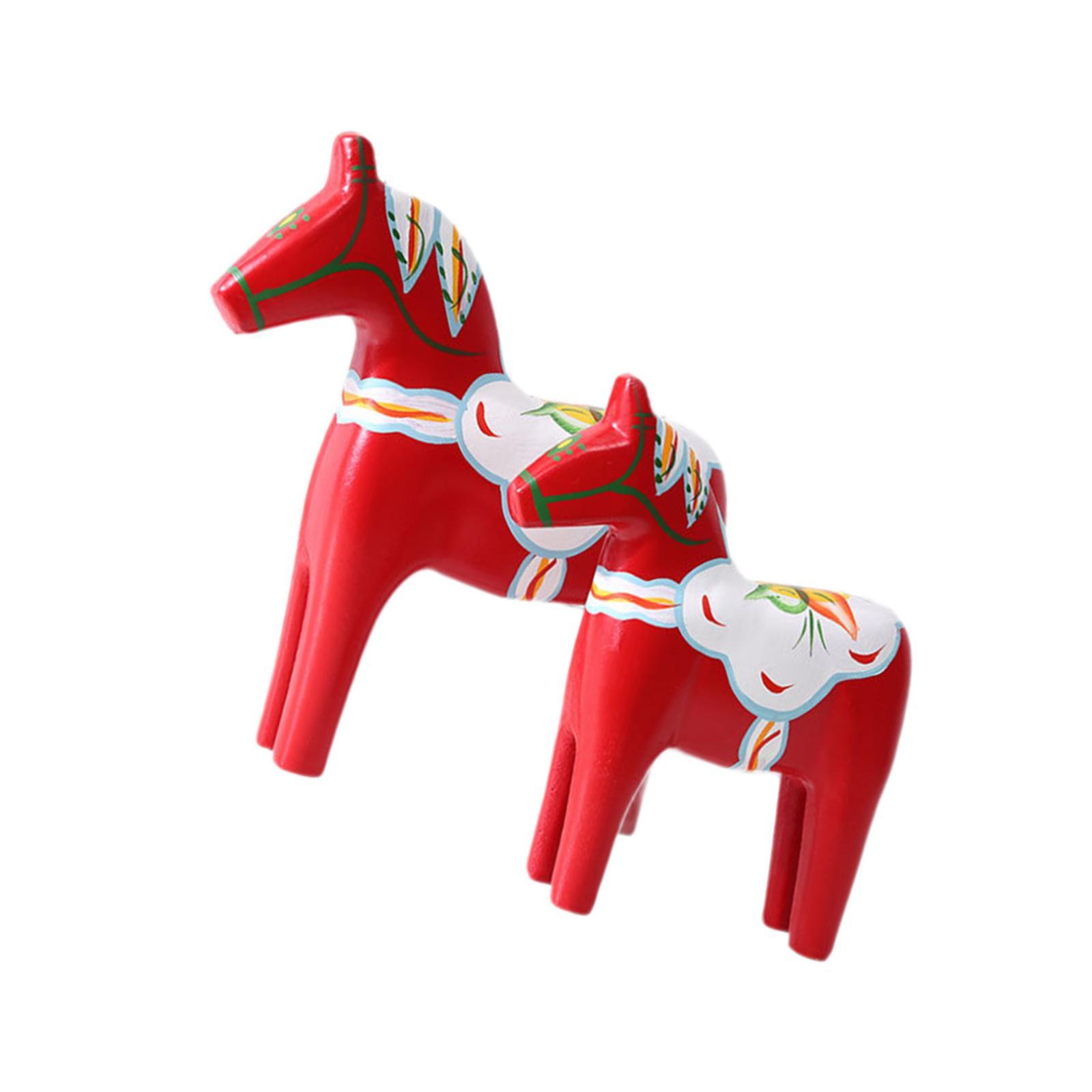2 Stück Dala-Pferd-Figur, rote – Art Craft Horse Bewertung und Preis