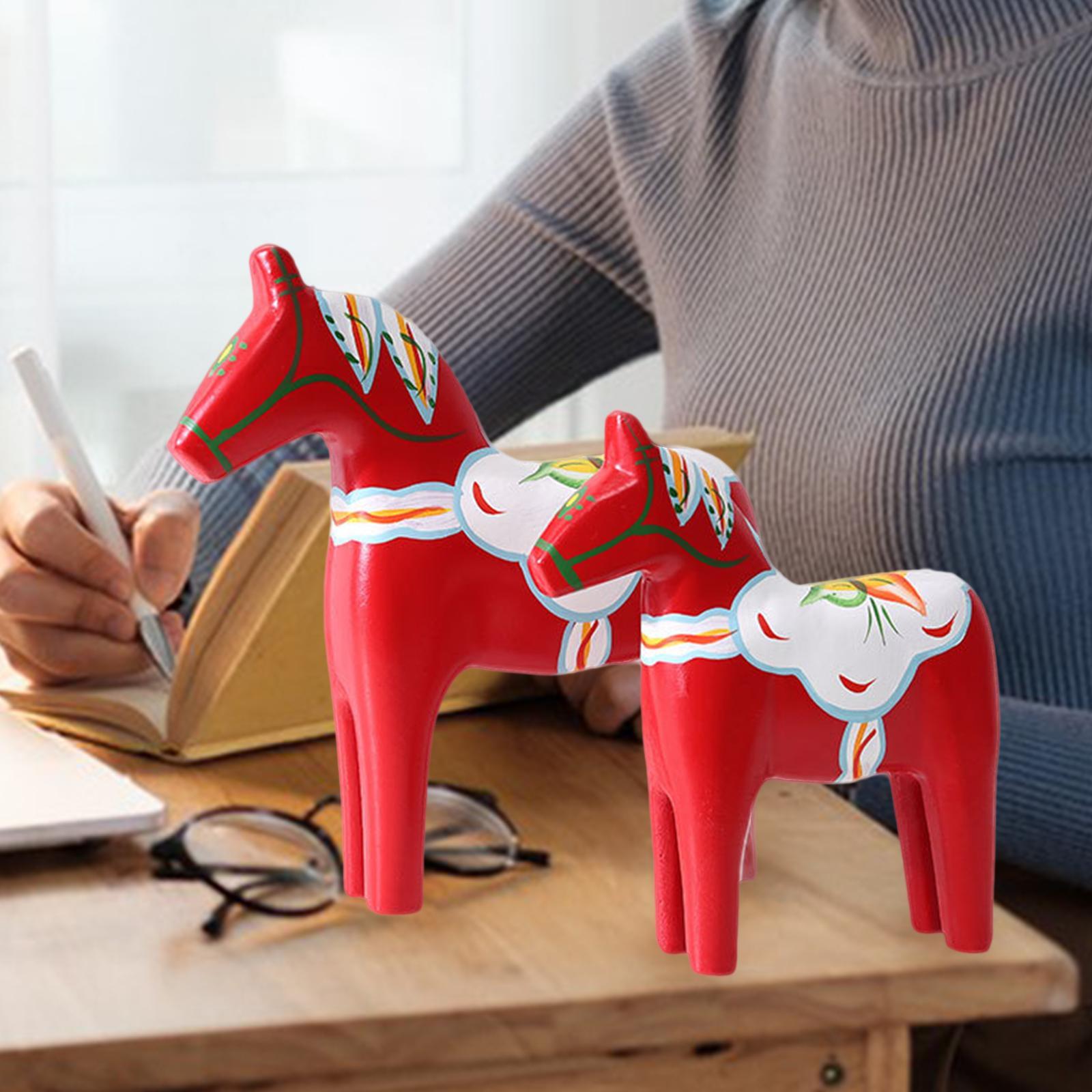 2 Stück Dala-Pferd-Figur, rote – Art Craft Horse Bewertung und Preis