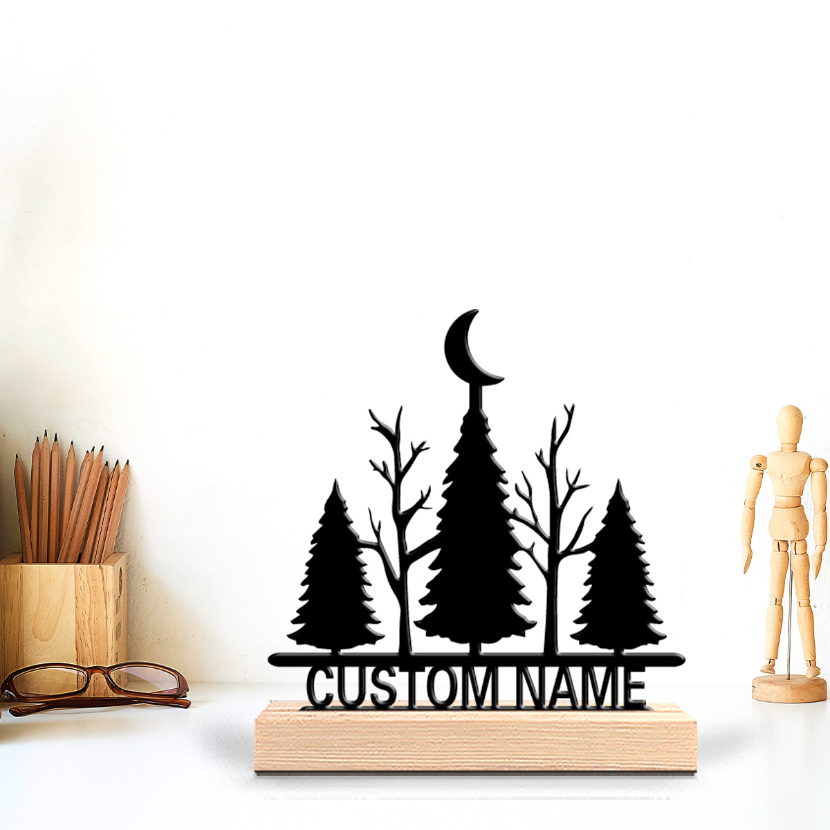 1 Stück Minimalistischer Mondb – Art Craft Tree Bewertung und Preis
