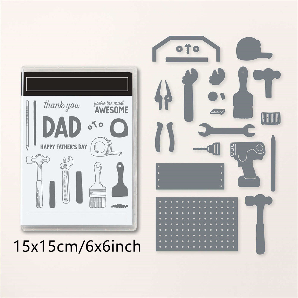 Doodles & Tools Clear Stamps u – Art And Craft For Father'S Day Bewertung und Preis