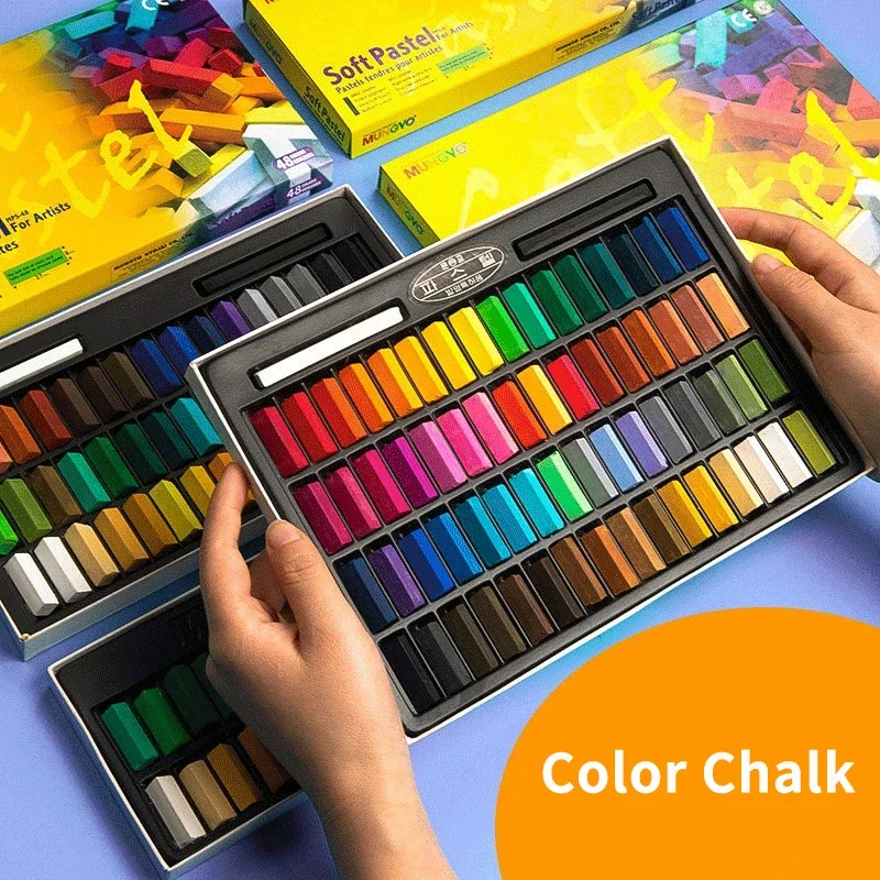 24/32/48/64 Farbkreide-Set, Fa – Chalk Pastel Set Bewertung und Preis