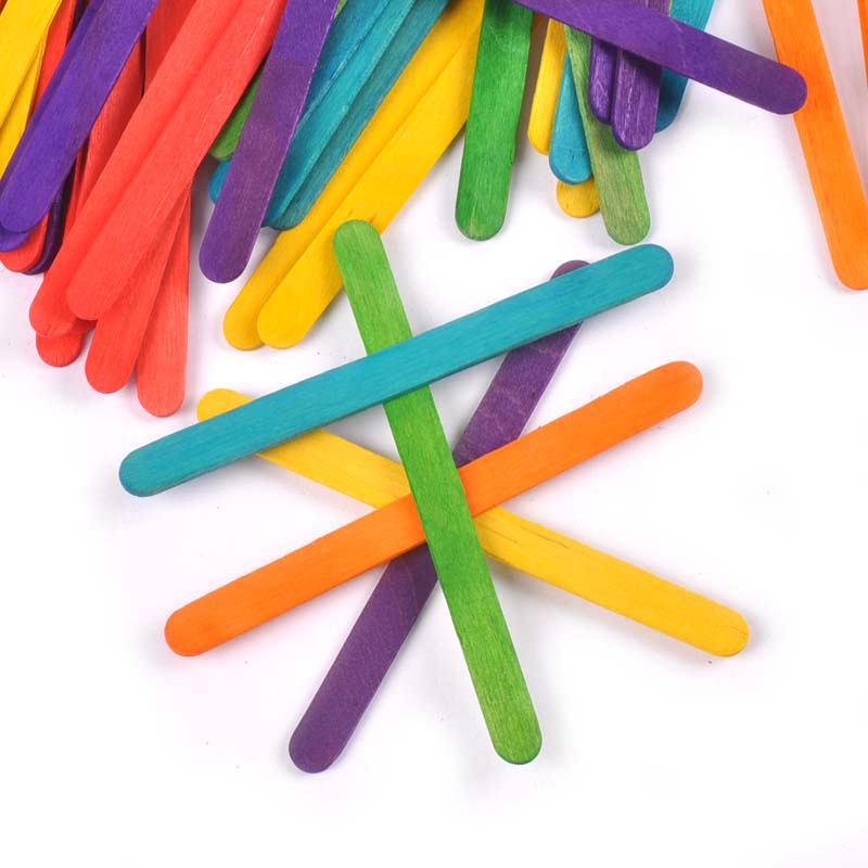 50 Teile/los Natürliche Holz & – Art Craft With Ice Cream Stick Bewertung und Preis
