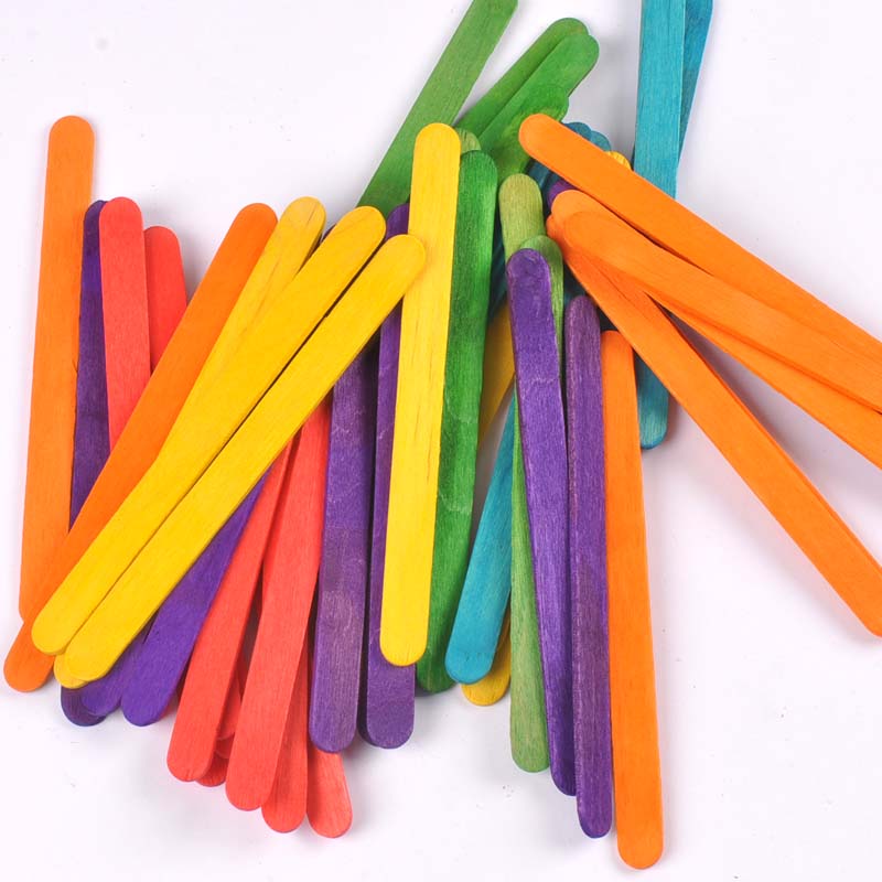 50 Teile/los Natürliche Holz & – Art Craft With Ice Cream Stick Bewertung und Preis