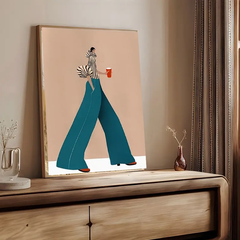 Modische blaue Hose Frau Poste – Art Craft Toys Bewertung und Preis