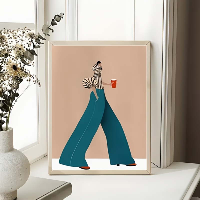 Modische blaue Hose Frau Poste – Art Craft Toys Bewertung und Preis