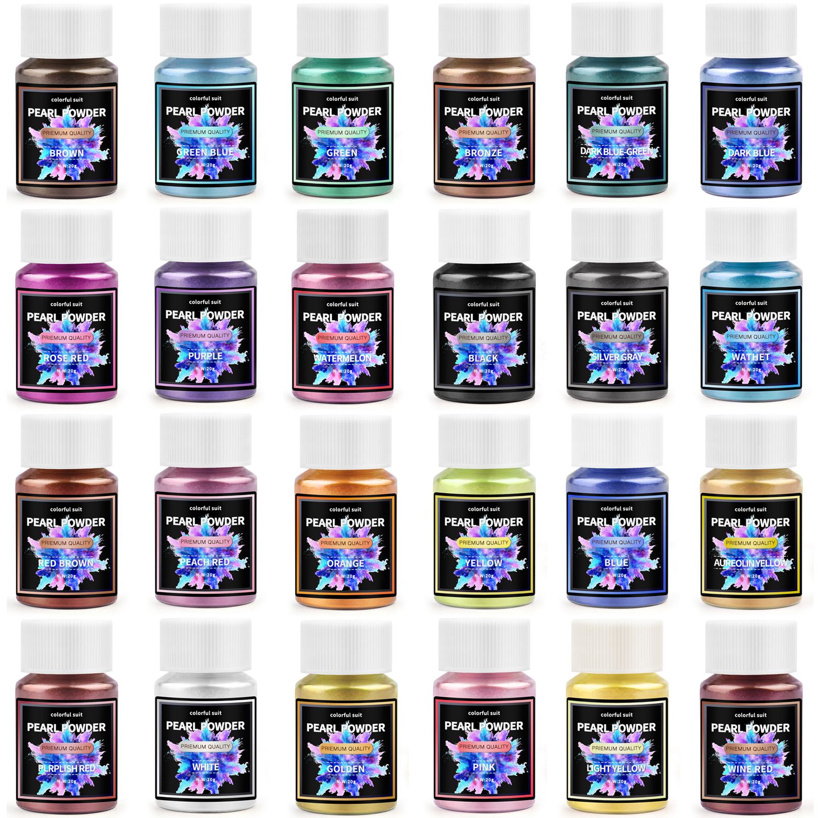 20 ml Kosmetikqualität Perlgla – Resin Pigment Powder Bewertung und Preis