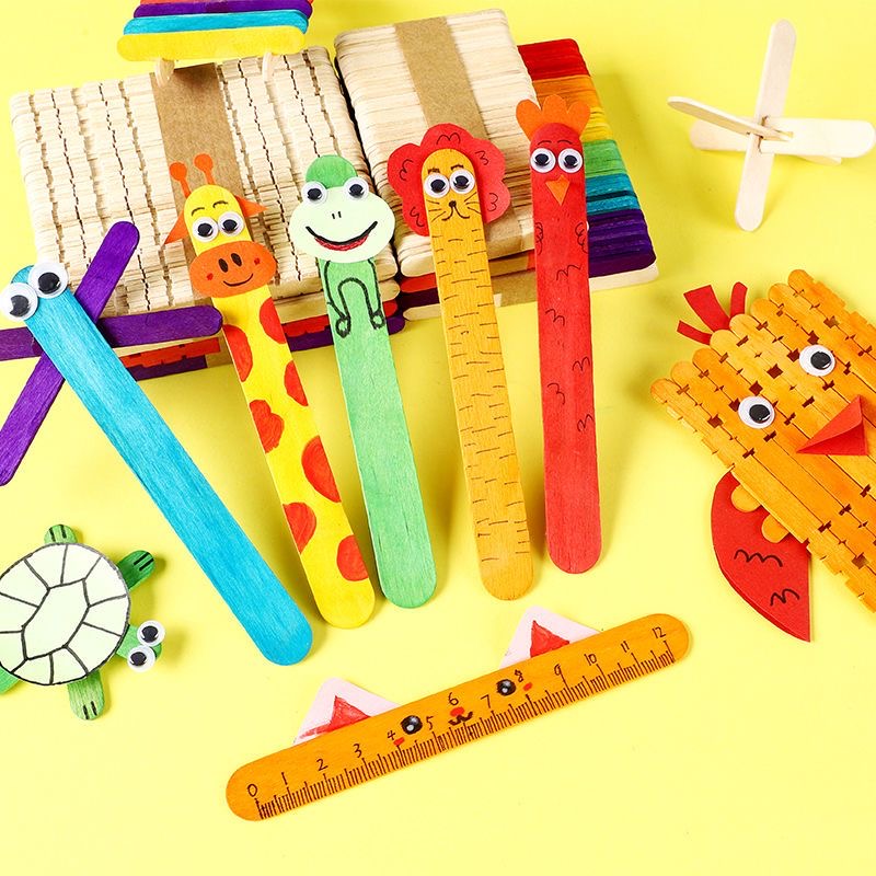 100 stücke Eis Popsicle Sticks – Art Craft With Ice Cream Stick Bewertung und Preis